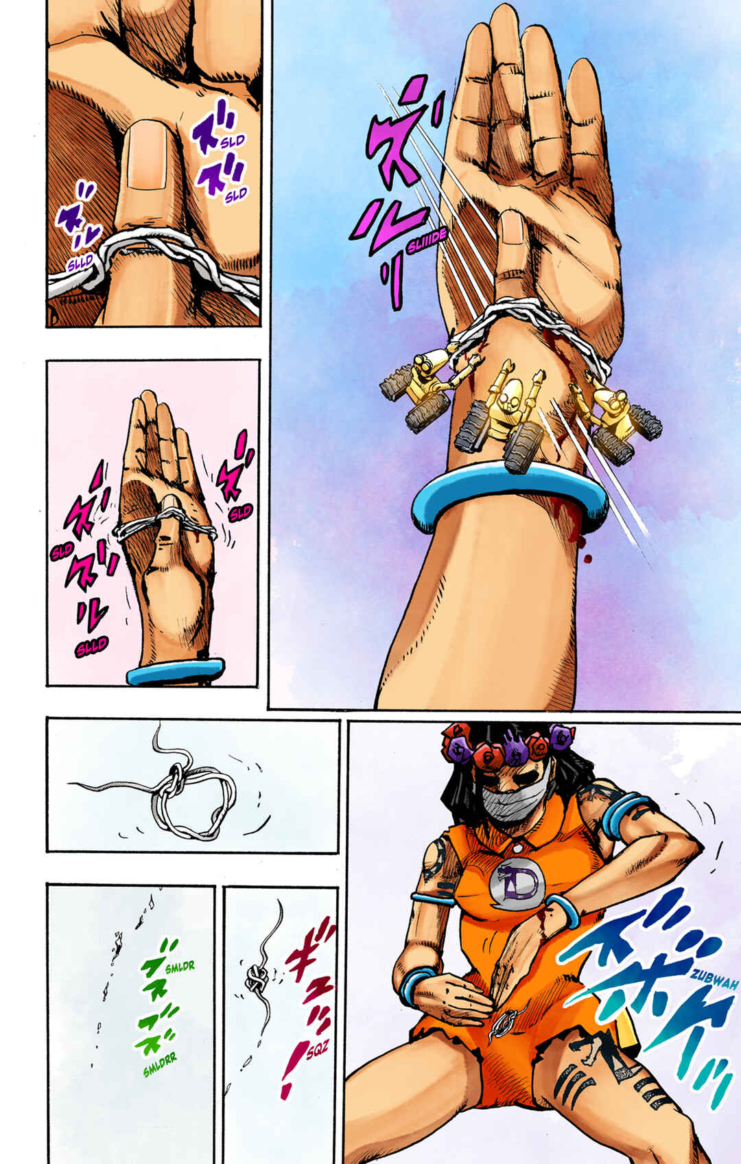 JoJo no Kimyou na Bouken Dai-9-bu: The JOJOLands Color-ban Chapter 4 - Page 12