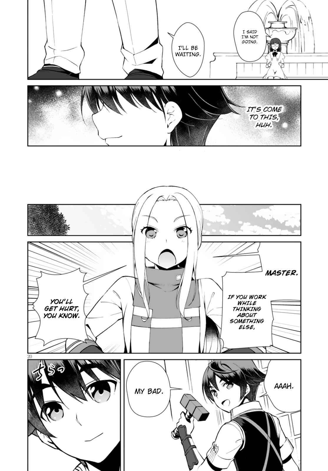 Botsuraku Yotei Nanode, Kajishokunin o Mezasu Chapter 6 - Page 20