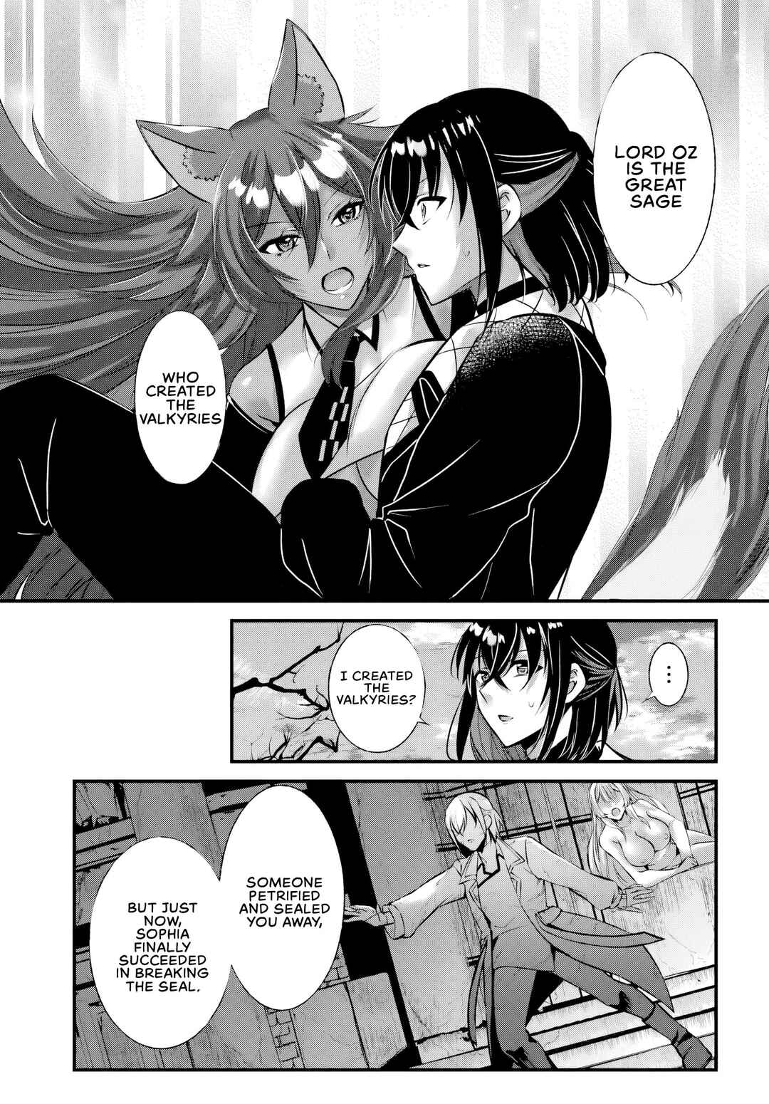Sen'otome-tachi to Kizuku Moto-Teihen Murabito no Saikyou Harem ~Suumannin no Onna ni Taishi, Otoko wa Ore Hitori~ Chapter 1 - Page 35