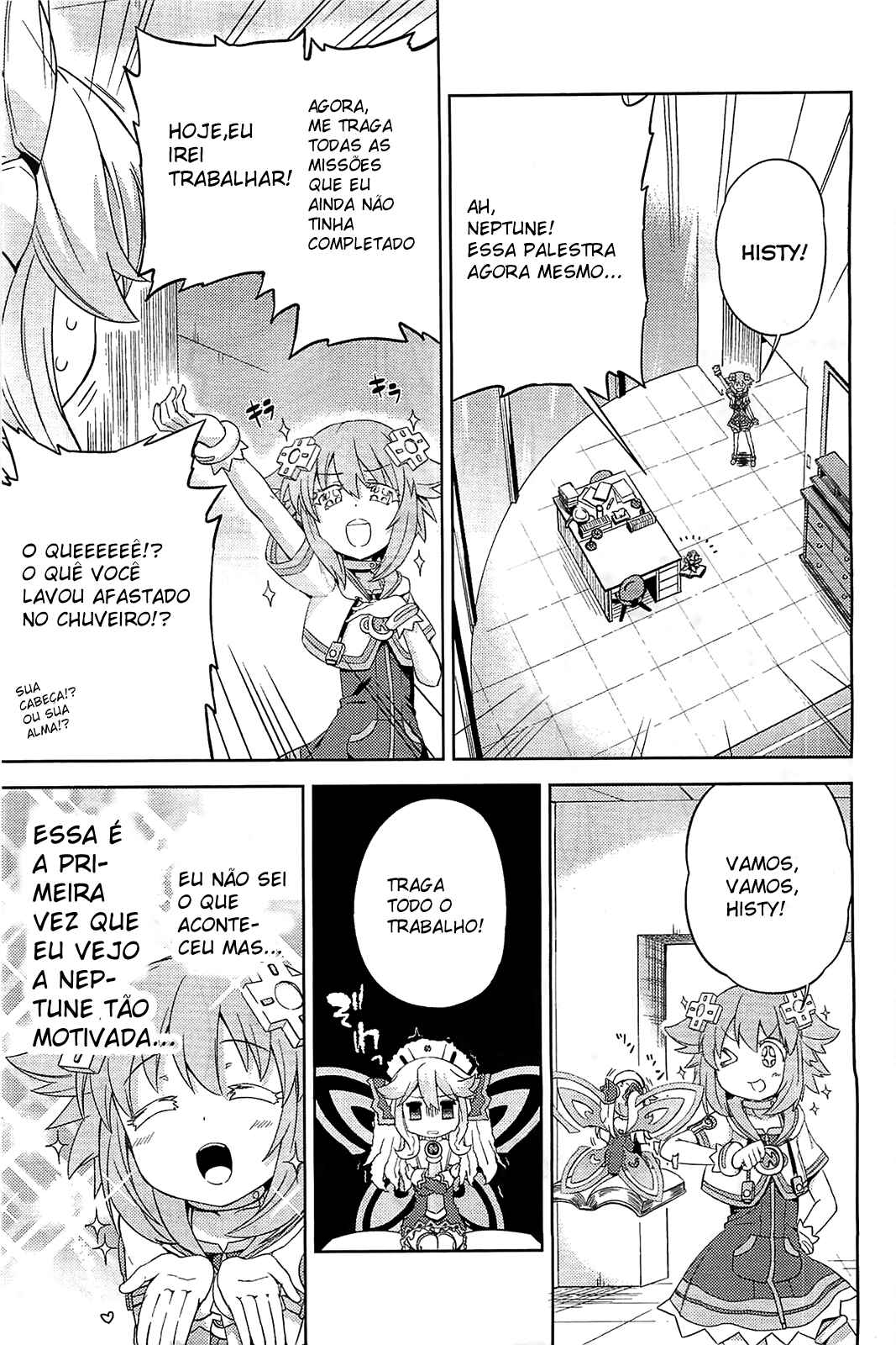 Choujigen Game Neptune: The Animation - Hello New World Chapter 7 - Page 11