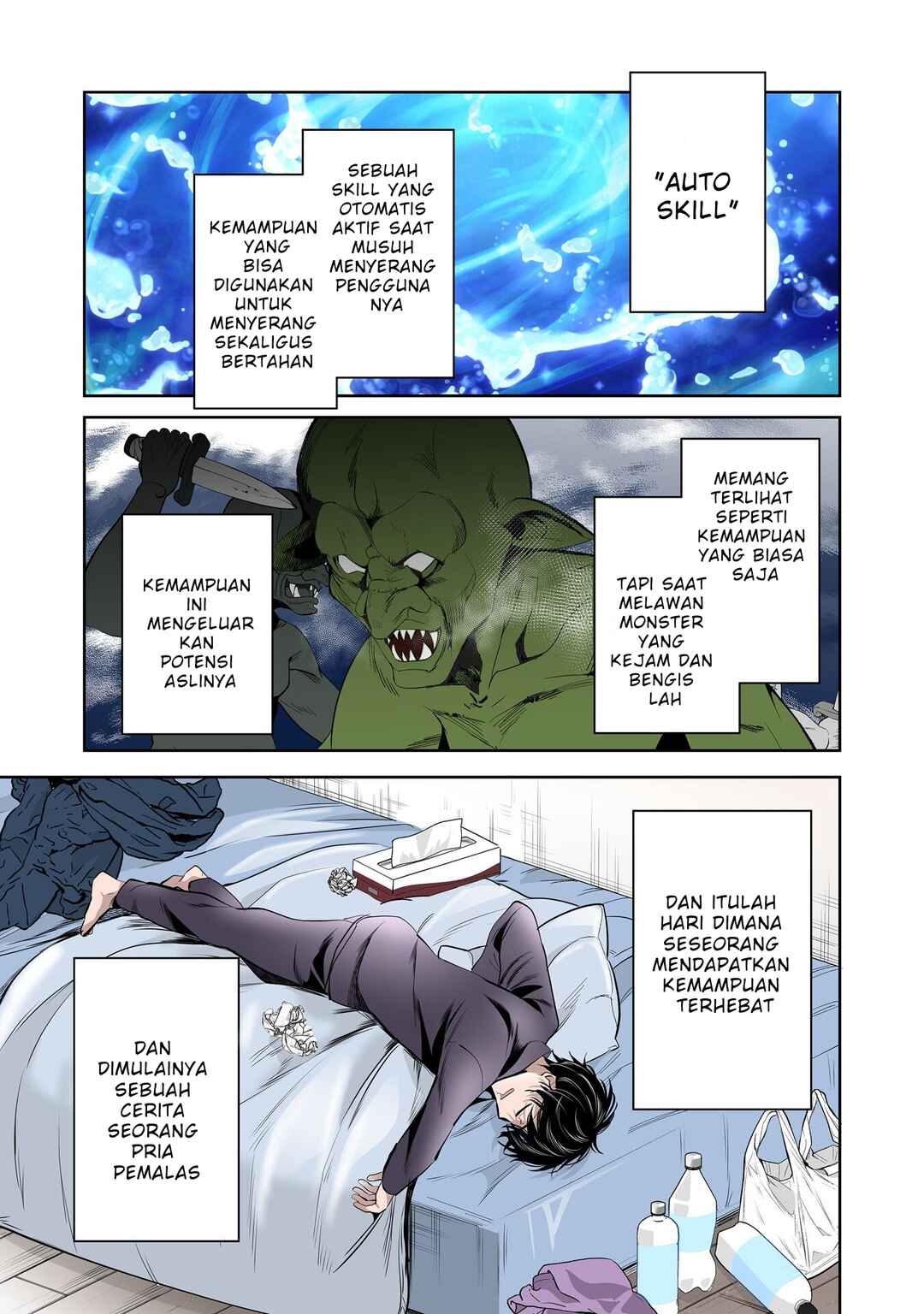Auto Skill de Ore dake Chousoku Level Up ~Megami ga Michibiku Taida na Tenseisha no Sakutto Isekai Kouryaku~ Chapter 1 - Page 2