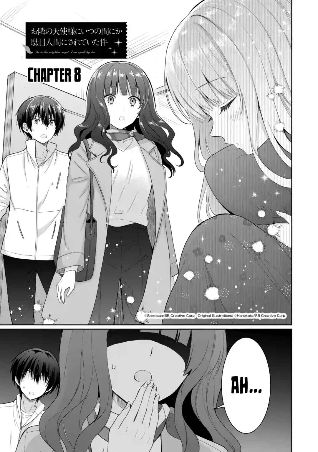 Otonari no Tenshi-sama ni Itsunomanika Dame Ningen ni Sareteita Ken Chapter 8.1 - Page 2