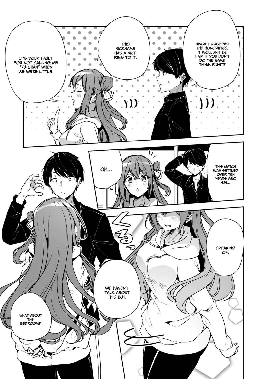 Danshi dato Omotteita Osananajimi tono Shinkon Seikatsu ga Umaku Ikisugiru Ken ni Tsuite Chapter 2 - Page 4