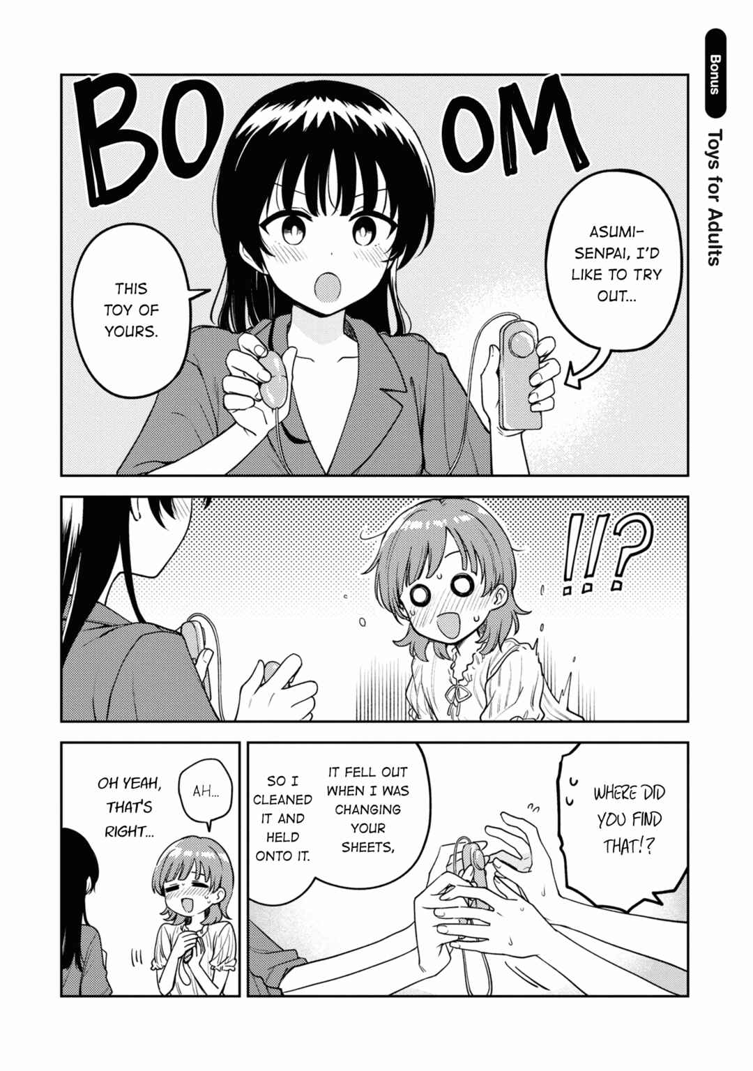 Asumi-chan wa Les Fuuzoku ni Kyoumi ga Arimasu! Chapter 22.5 - Page 1