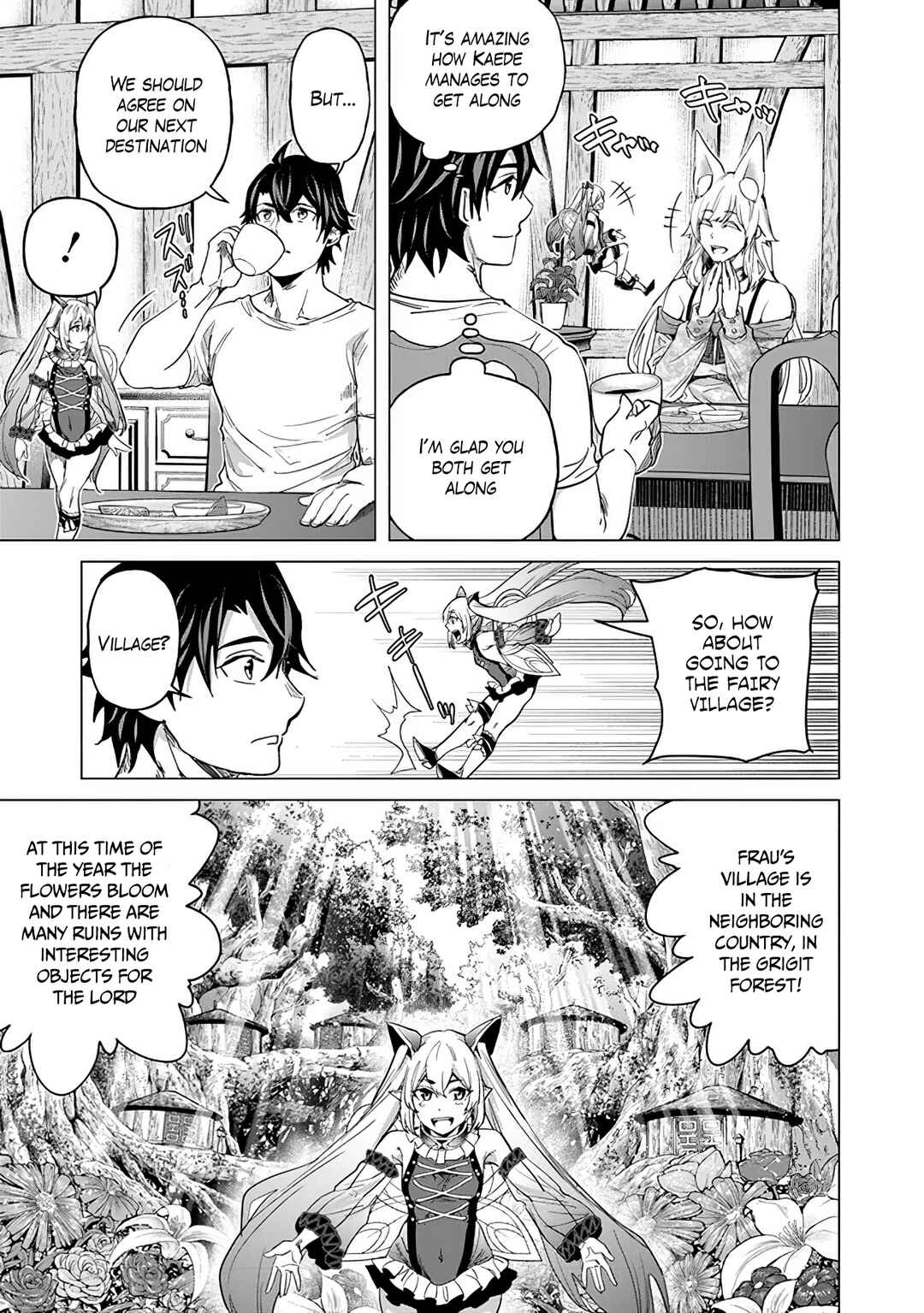 Keikenchi Chochiku de Nonbiri Shoushin Ryokou ~Yuusha to Koibito ni Tsuihou Sareta Senshi no Mujikaku Zamaa~ Chapter 14 - Page 23