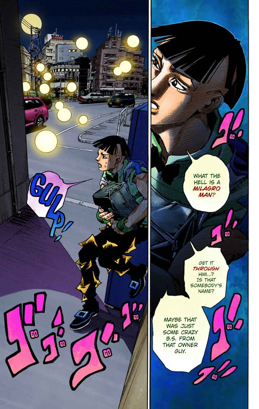 JoJo no Kimyou na Bouken: Part 8 - JoJolion Color-ban Chapter 56 - Page 45