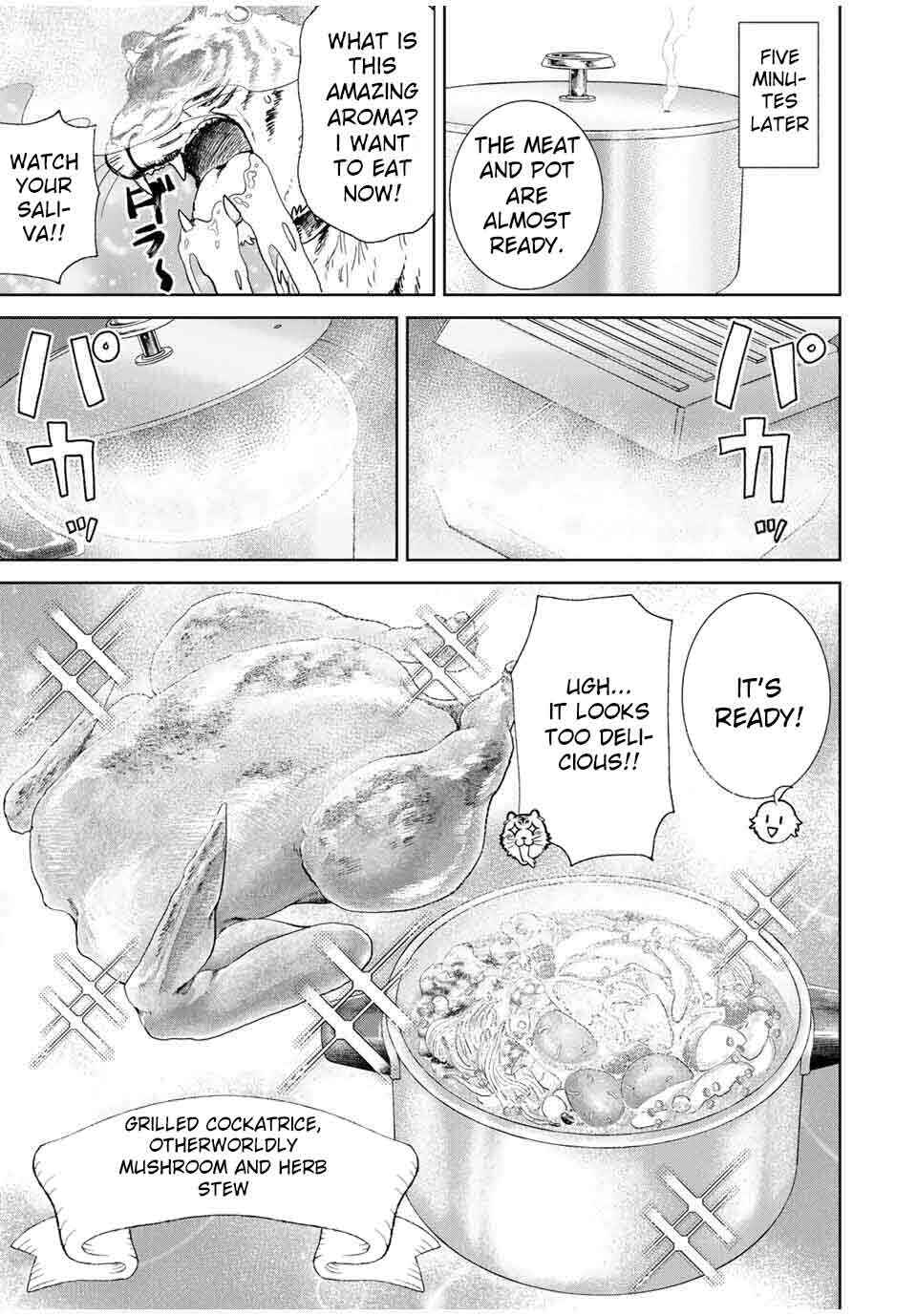 Isekai Gourmet de Nariagari Musou: Yama ni Tsuihou Sareta node, Nonbiri Camp o Tanoshindeitara Itsunomanika Tsuyoku Natteite, Oukou Kizoku ya Jitsuryokusha-tachi ga Ore o Houtte Oitekuremasen. Ippou, Ore o Tsuihou Shita Kizoku-tachi wa Hametsu ga Hajimaru Chapter 2 - Page 48