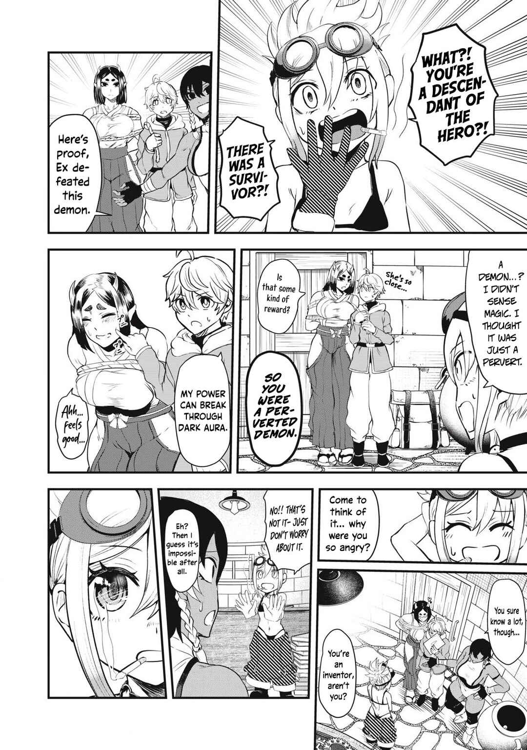 Sei-jun Ecstasy: XXX Shinai to Derarenai Heya de Mazoku o Buttaoshimasu Chapter 4 - Page 13
