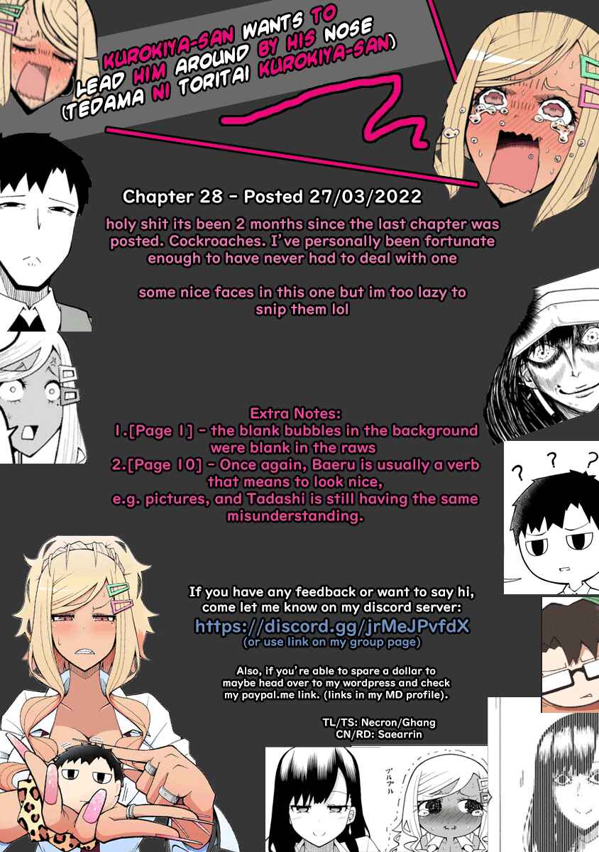 Tedama ni Toritai Kurokiya-san Chapter 28 - Page 17
