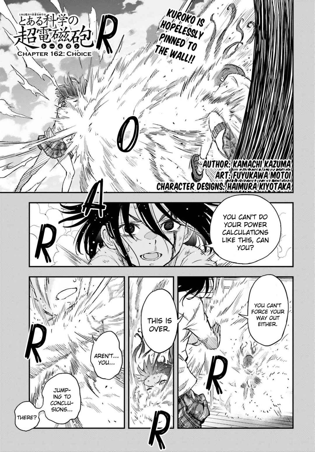 Toaru Majutsu no Index Gaiden: Toaru Kagaku no Railgun Chapter 162 - Page 1