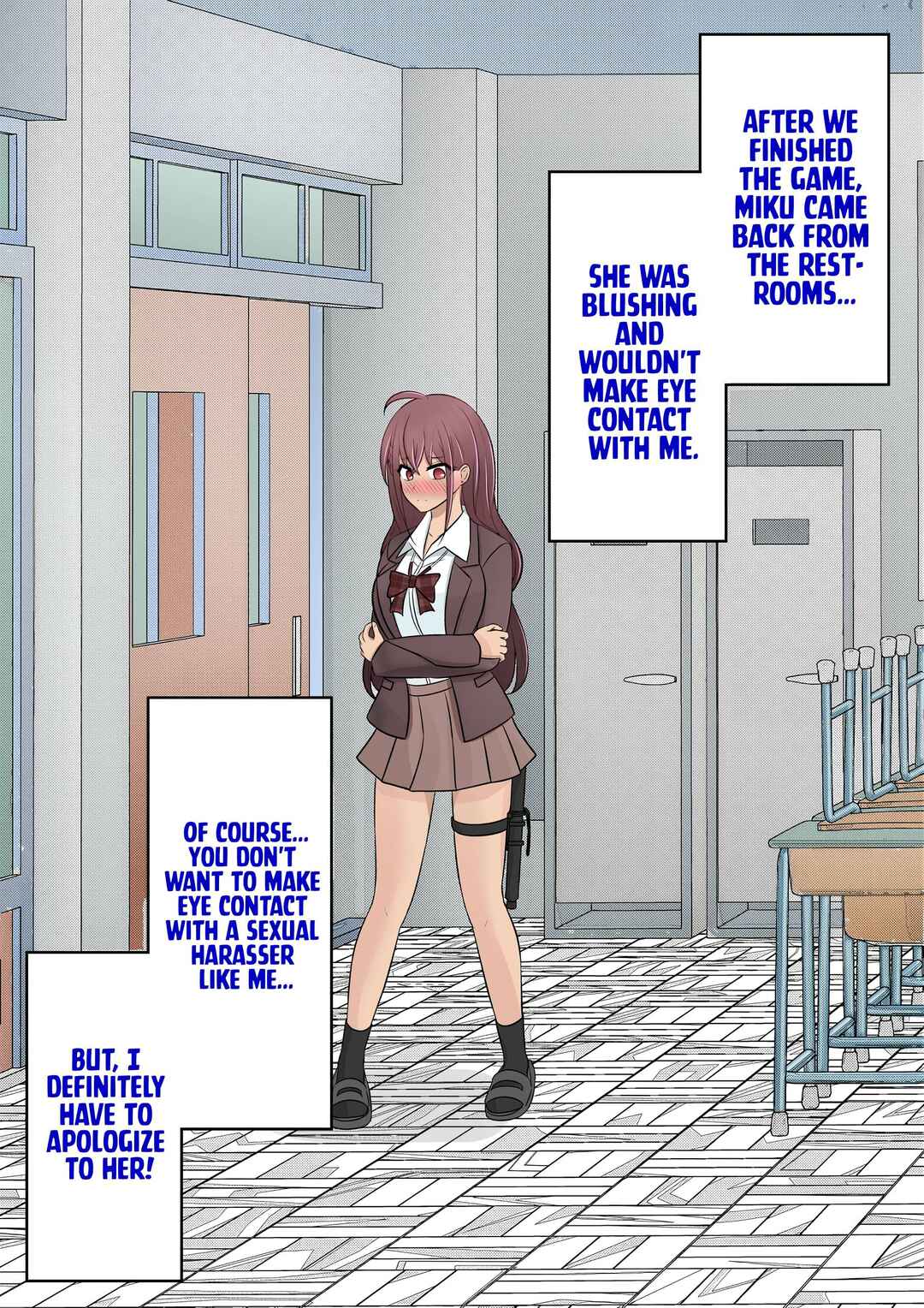 Danjo-hi 1:39 no Heikou Sekai wa Omoi no Hoka Futsuu (Fan Colored) Chapter 69 - Page 1