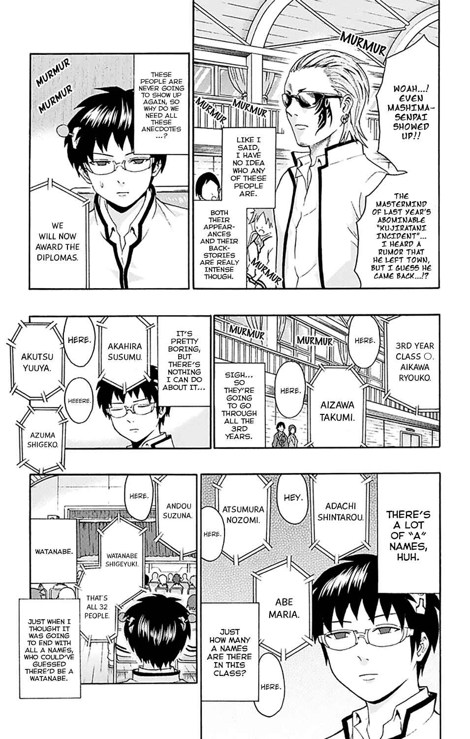 The Disastrous Life of Saiki K. Chapter 140 - Page 13
