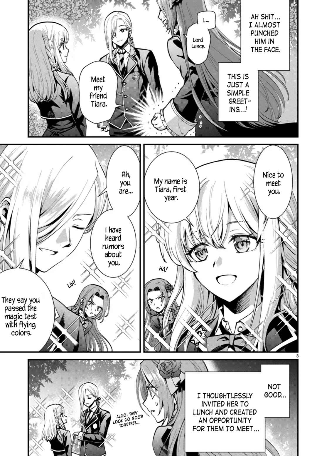 Danshi Koukousei, Otome Game no Akuyaku Reijou ni Tensei Suru. Chapter 2 - Page 3