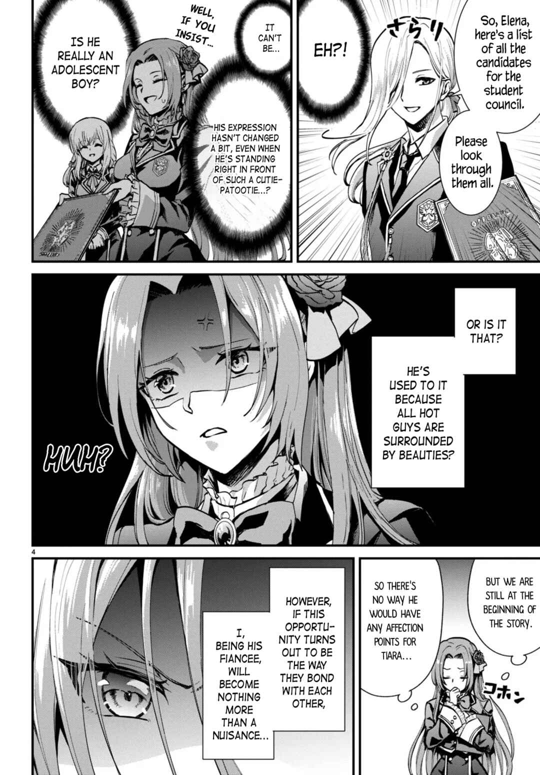 Danshi Koukousei, Otome Game no Akuyaku Reijou ni Tensei Suru. Chapter 2 - Page 4