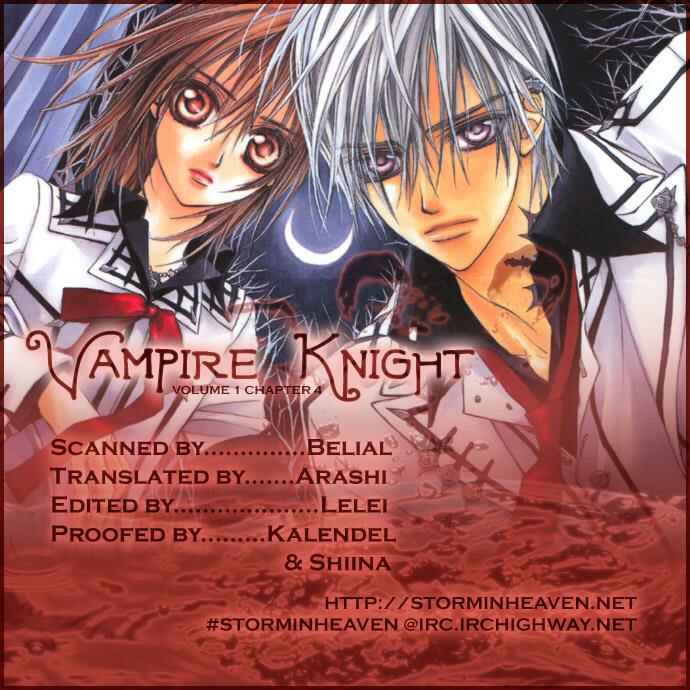 Vampire Knight Chapter 4 - Page 1