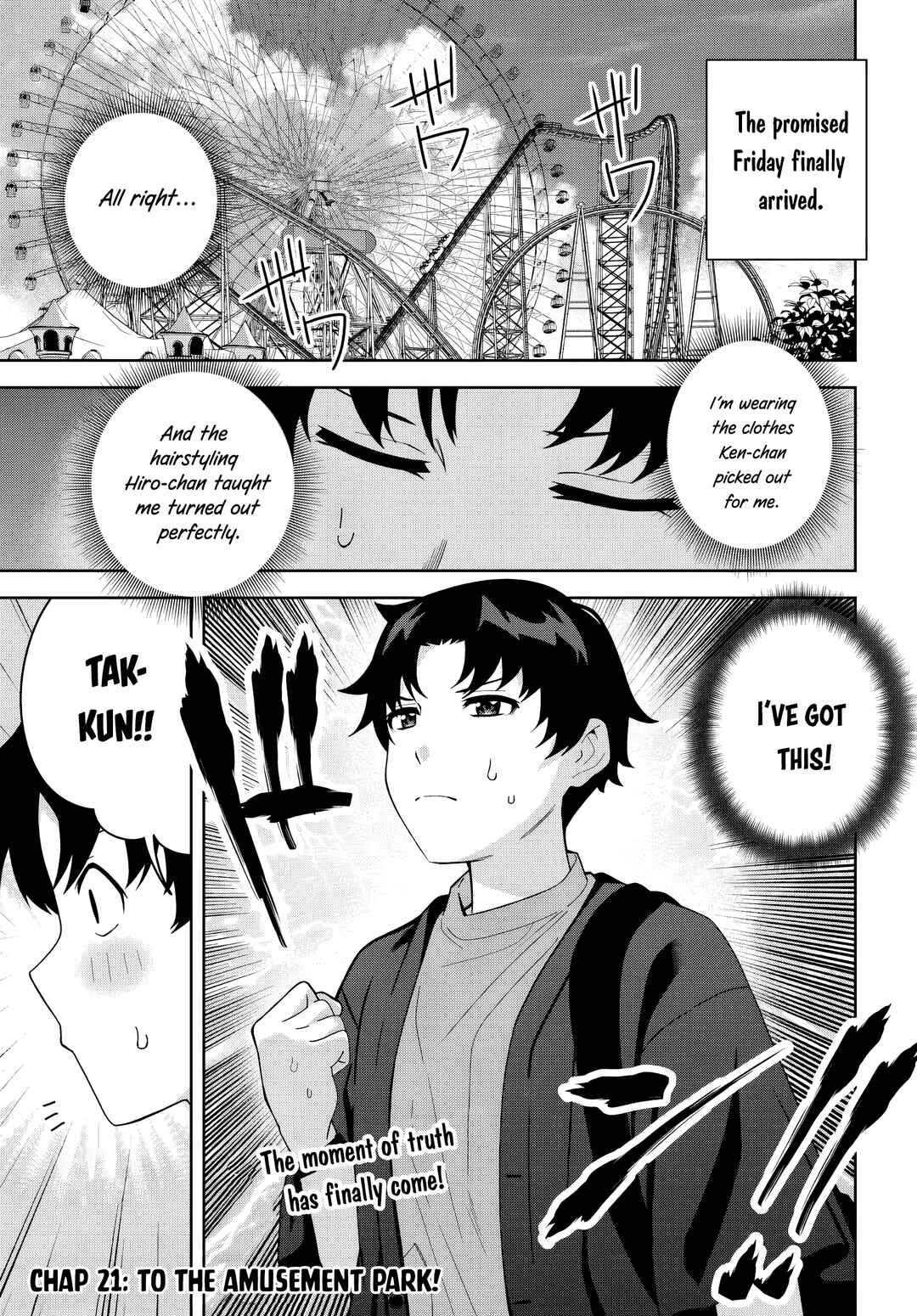 Classmate no Moto Idol ga, Tonikaku Kyodou Fushin nandesu. Chapter 21 - Page 1