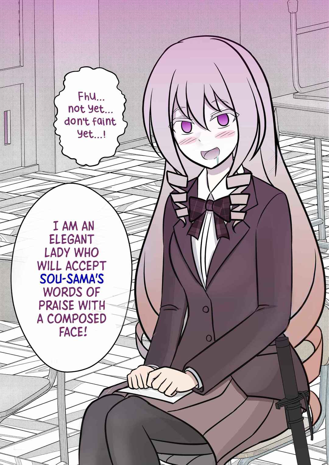 Danjo-hi 1:39 no Heikou Sekai wa Omoi no Hoka Futsuu (Fan Colored) Chapter 68 - Page 3