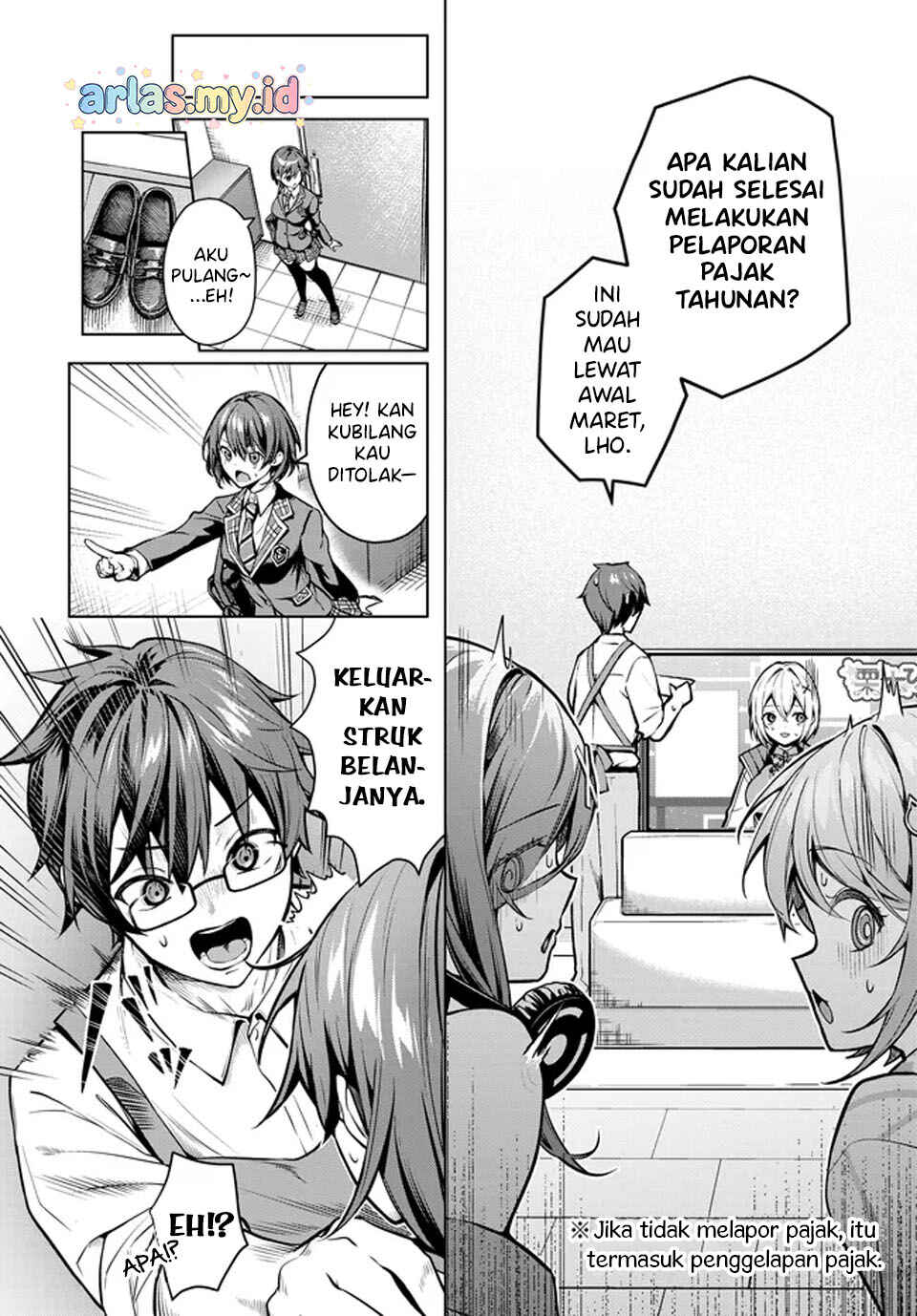Tier 1 Shimai - Yuumei Yonshimai wa Boku nashi de wa Ikirarenai Chapter 1.2 - Page 24