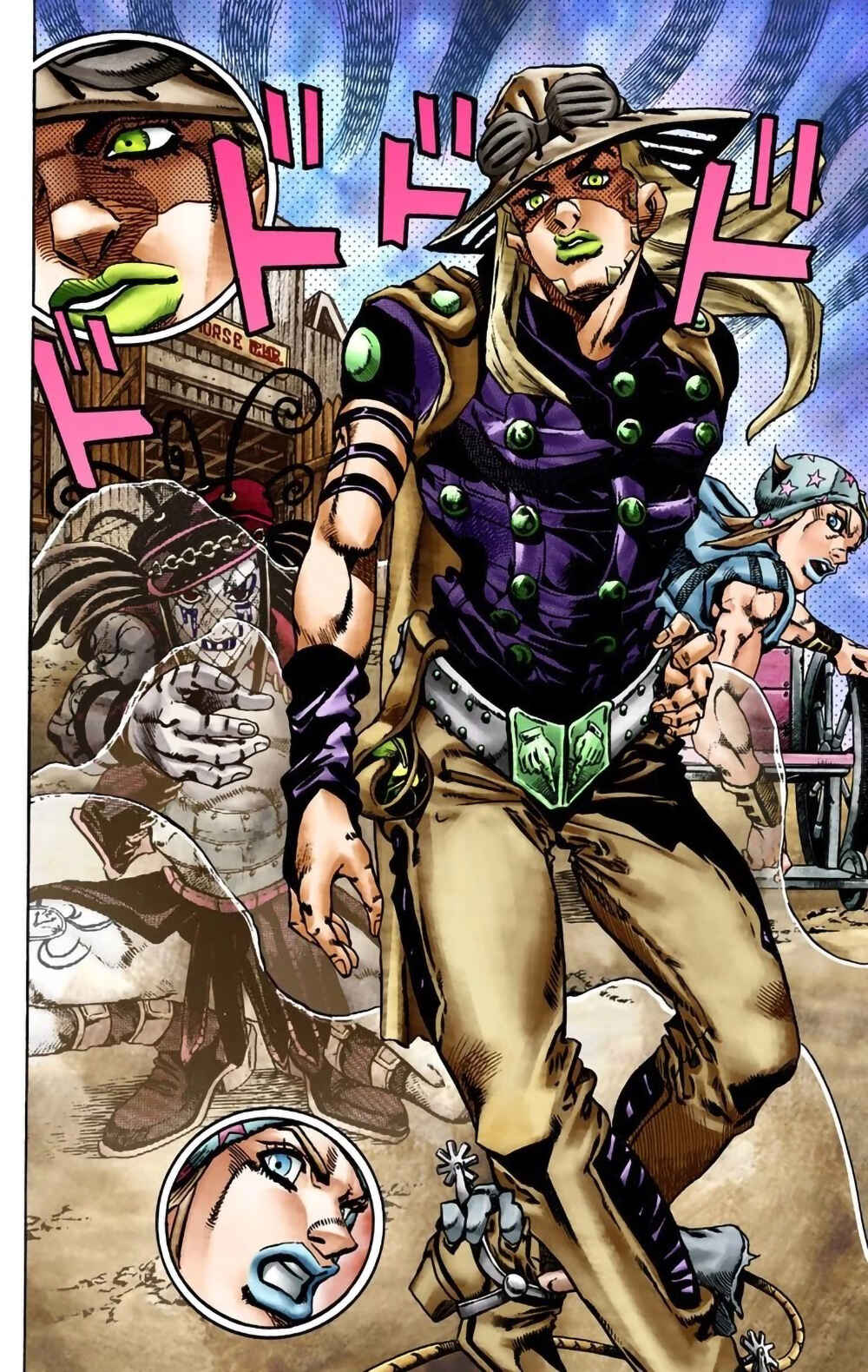 JoJo no Kimyou na Bouken: Part 7 - Steel Ball Run Color-ban Chapter 22 - Page 8