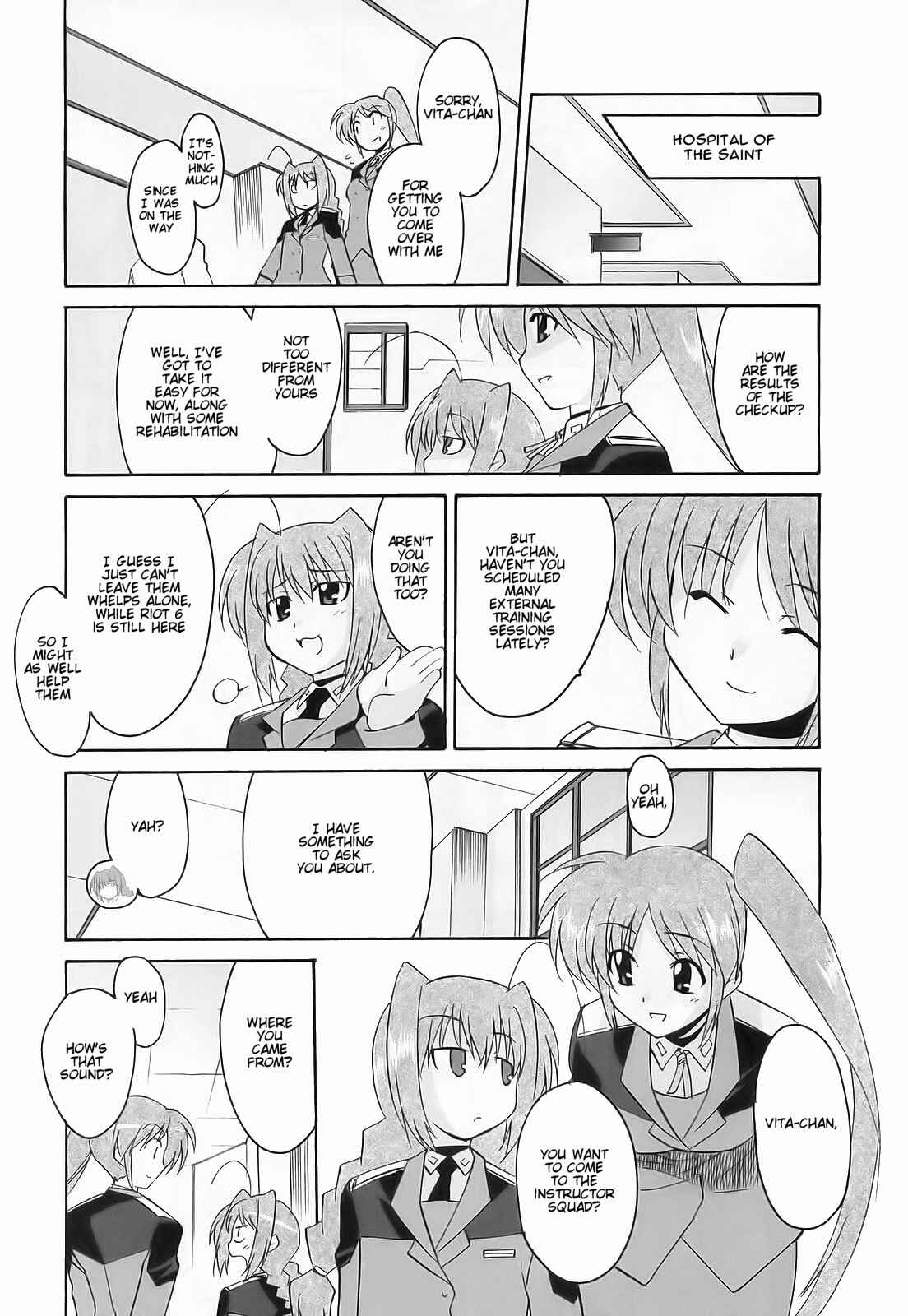 Mahou Shoujo Lyrical Nanoha StrikerS the Comics Chapter 13 - Page 22