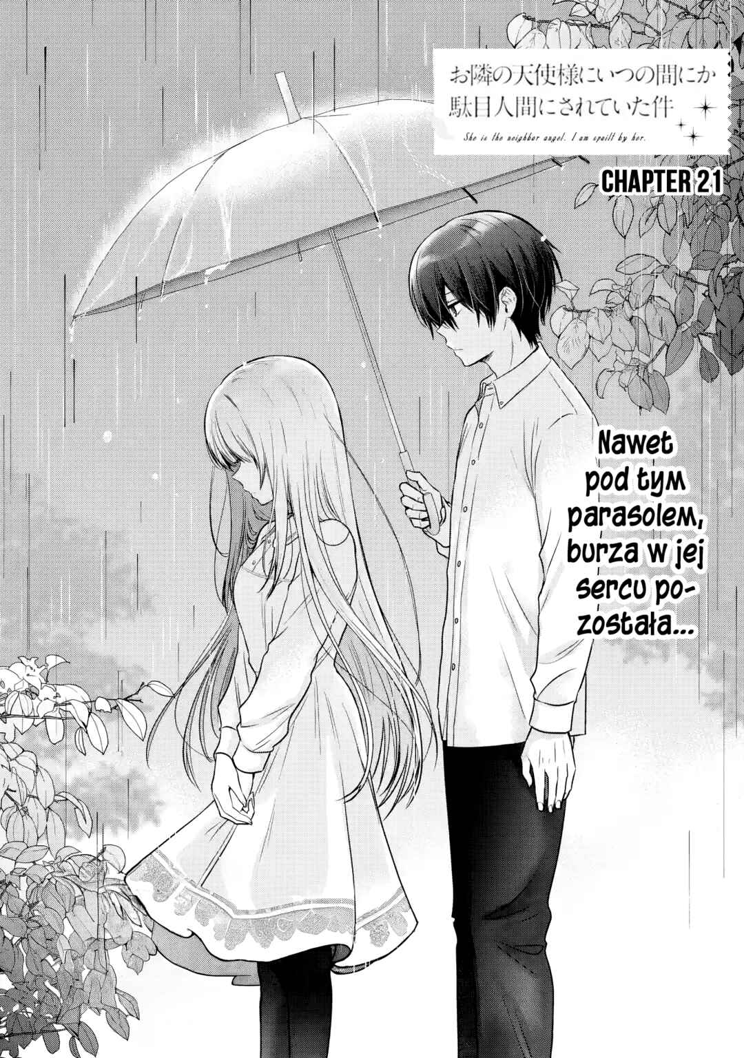 Otonari no Tenshi-sama ni Itsunomanika Dame Ningen ni Sareteita Ken Chapter 21.1 - Page 1