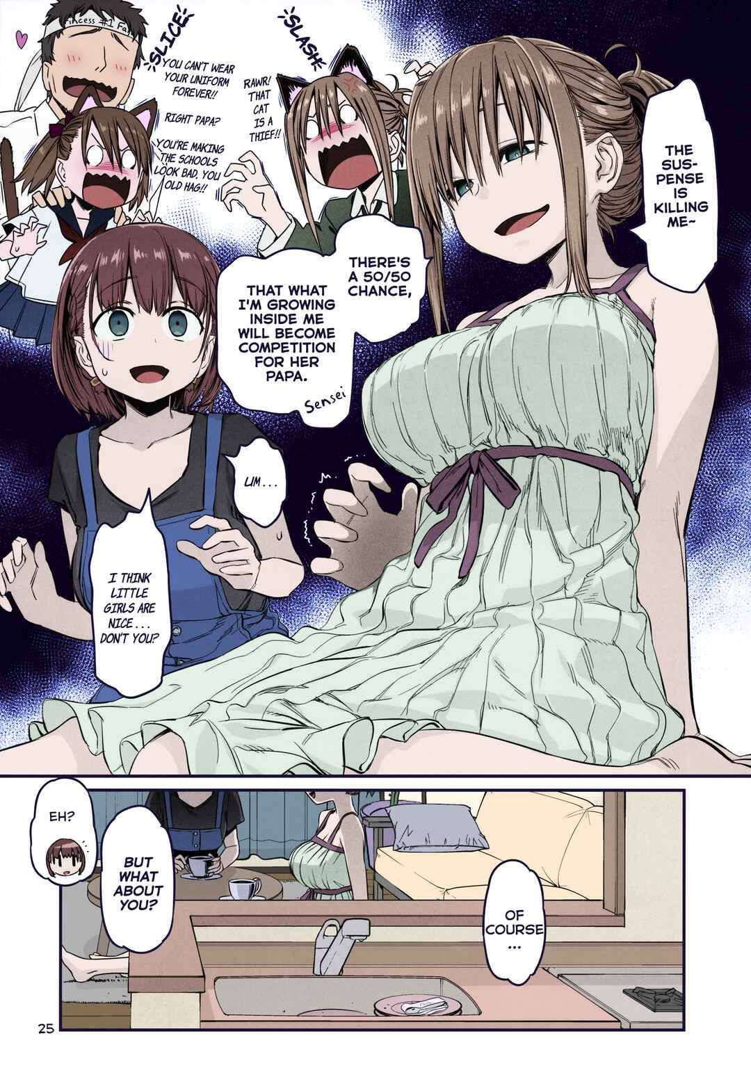Getsuyoubi no Tawawa (Twitter Webcomic) (Fan Colored) Chapter 33 - Page 4