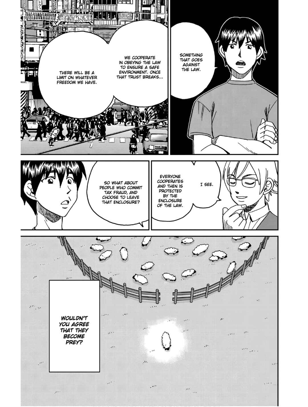 Sora no Grifters ~Icchou-en no Sagishi-tachi~ Chapter 1 - Page 63