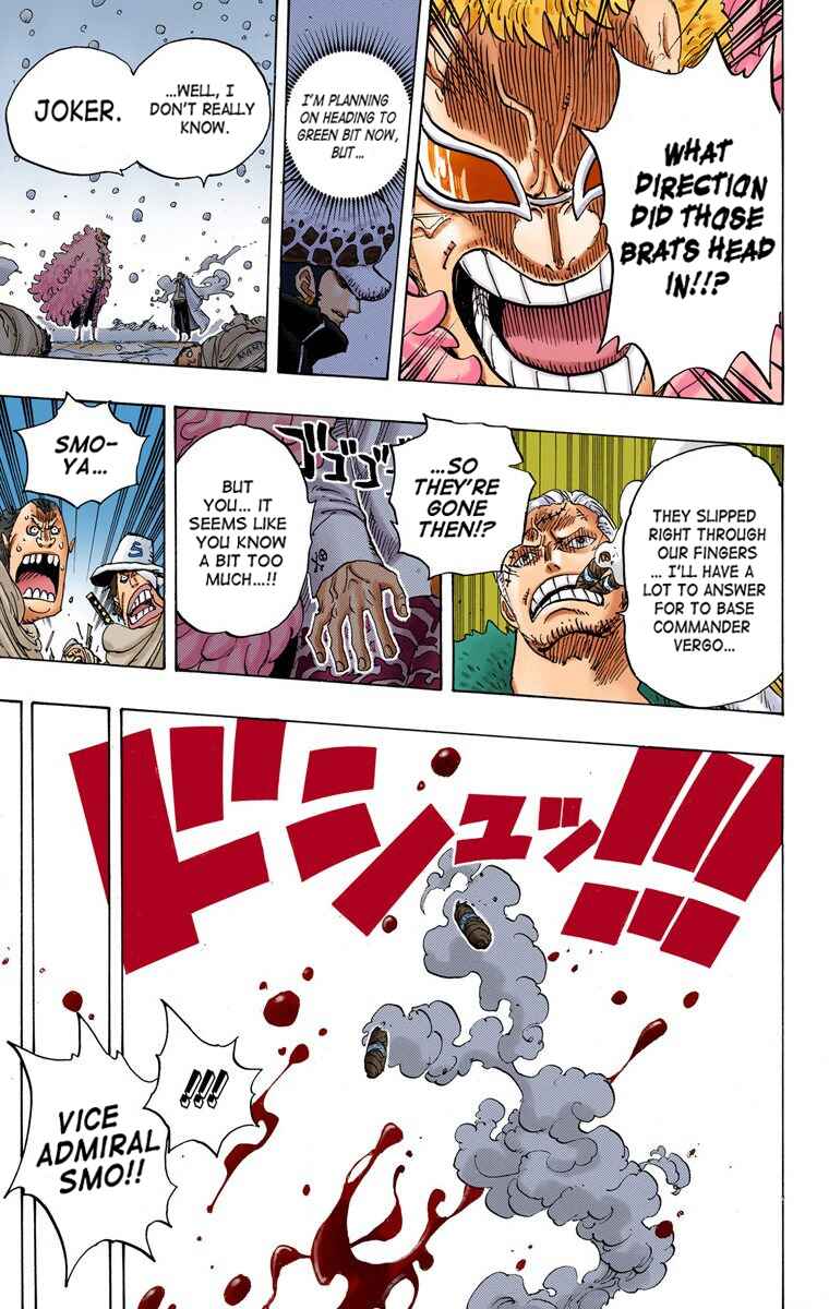 One Piece (Official Colored) Chapter 698 - Page 10