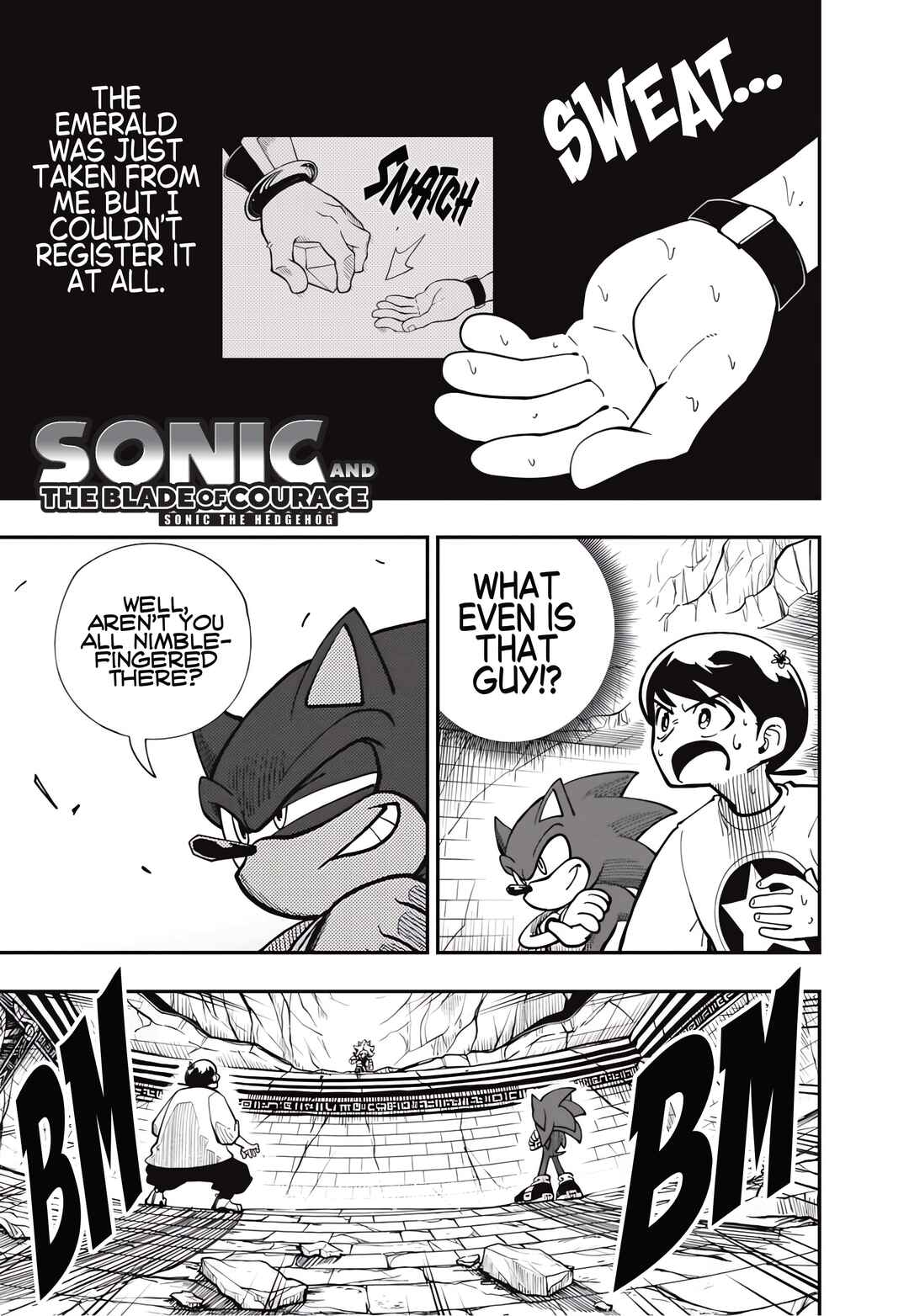 Sonic to Yuuki no Tsurugi Chapter 6 - Page 1