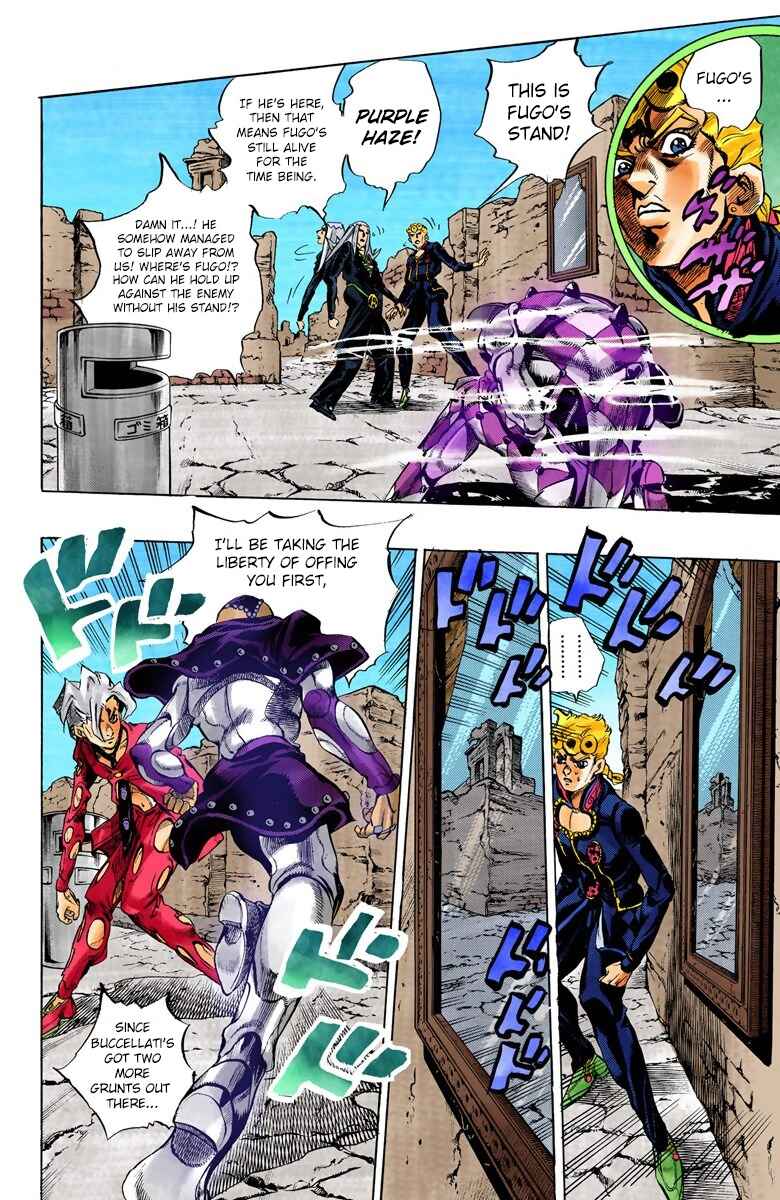 JoJo no Kimyou na Bouken: Part 5 - Ougon no Kaze Color-ban Chapter 41 - Page 7