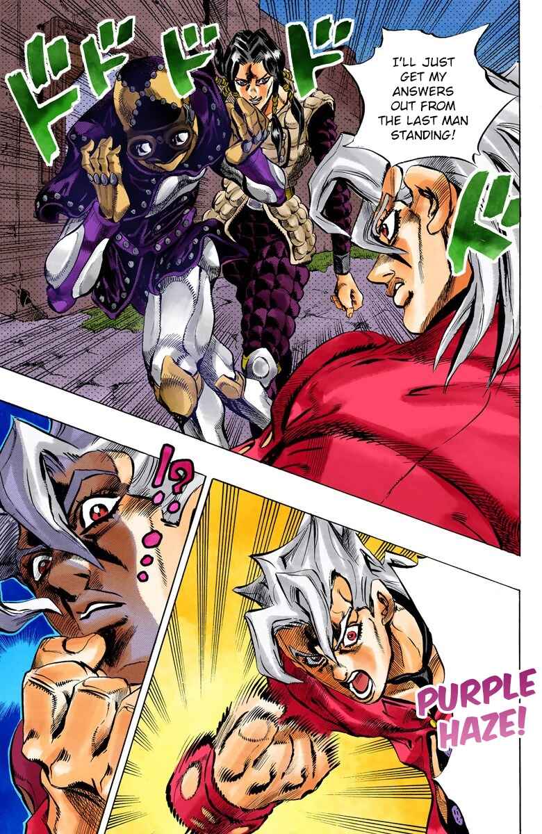 JoJo no Kimyou na Bouken: Part 5 - Ougon no Kaze Color-ban Chapter 41 - Page 8