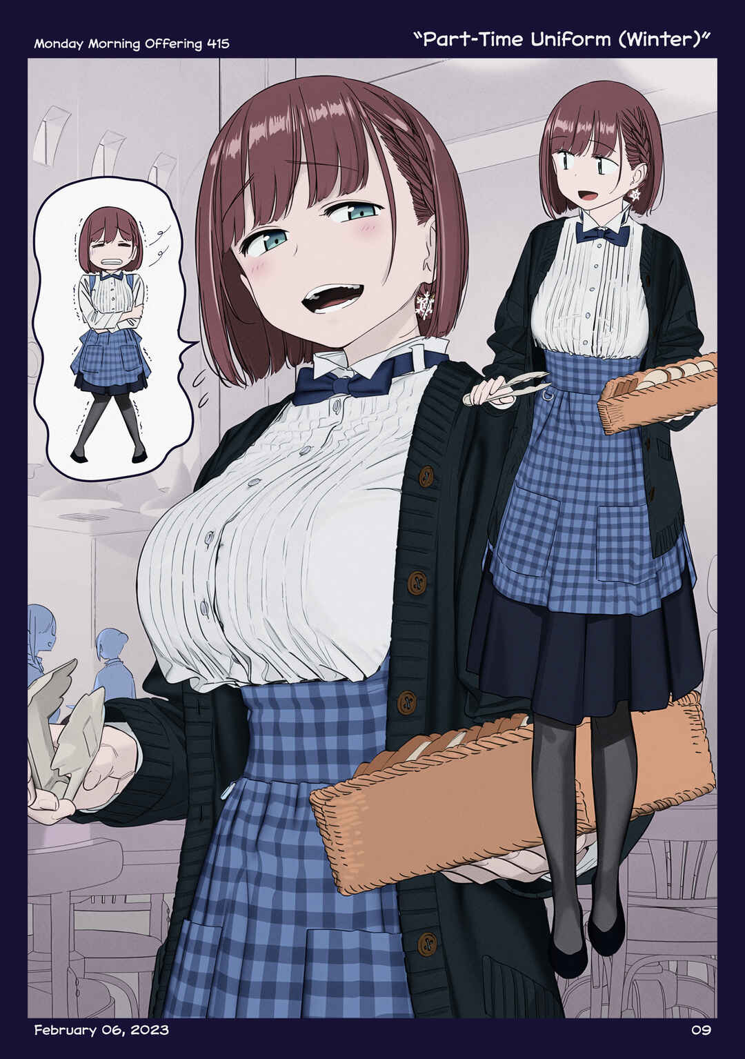 Getsuyoubi no Tawawa (Twitter Webcomic) (Fan Colored) Chapter 46 - Page 8