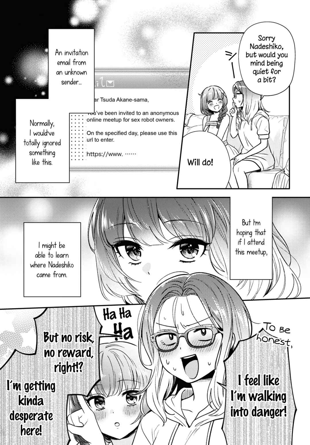 Android wa Keiken Ninzuu ni Hairimasu ka?? Chapter 6 - Page 3