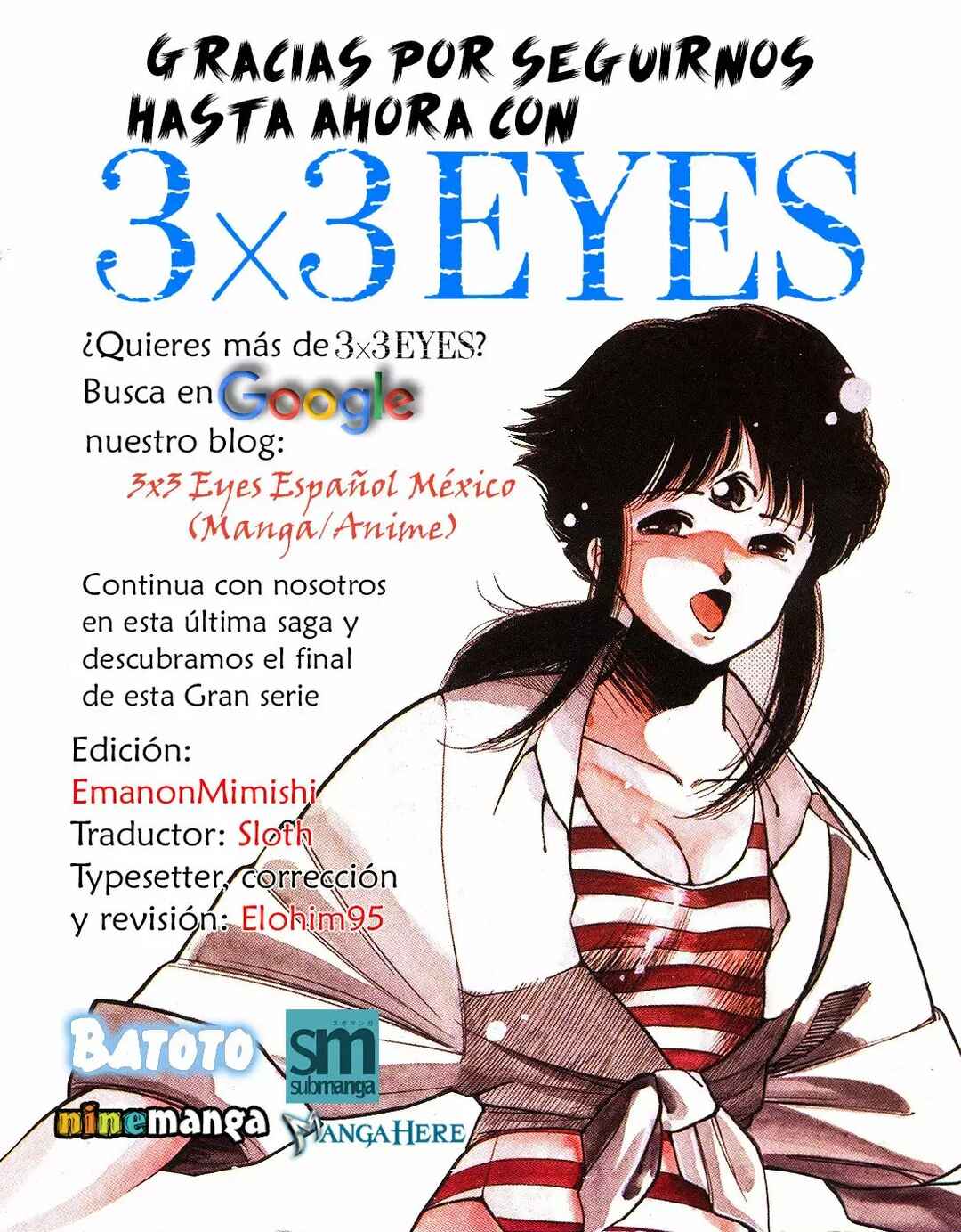 3×3 EYES Chapter 169 - Page 1