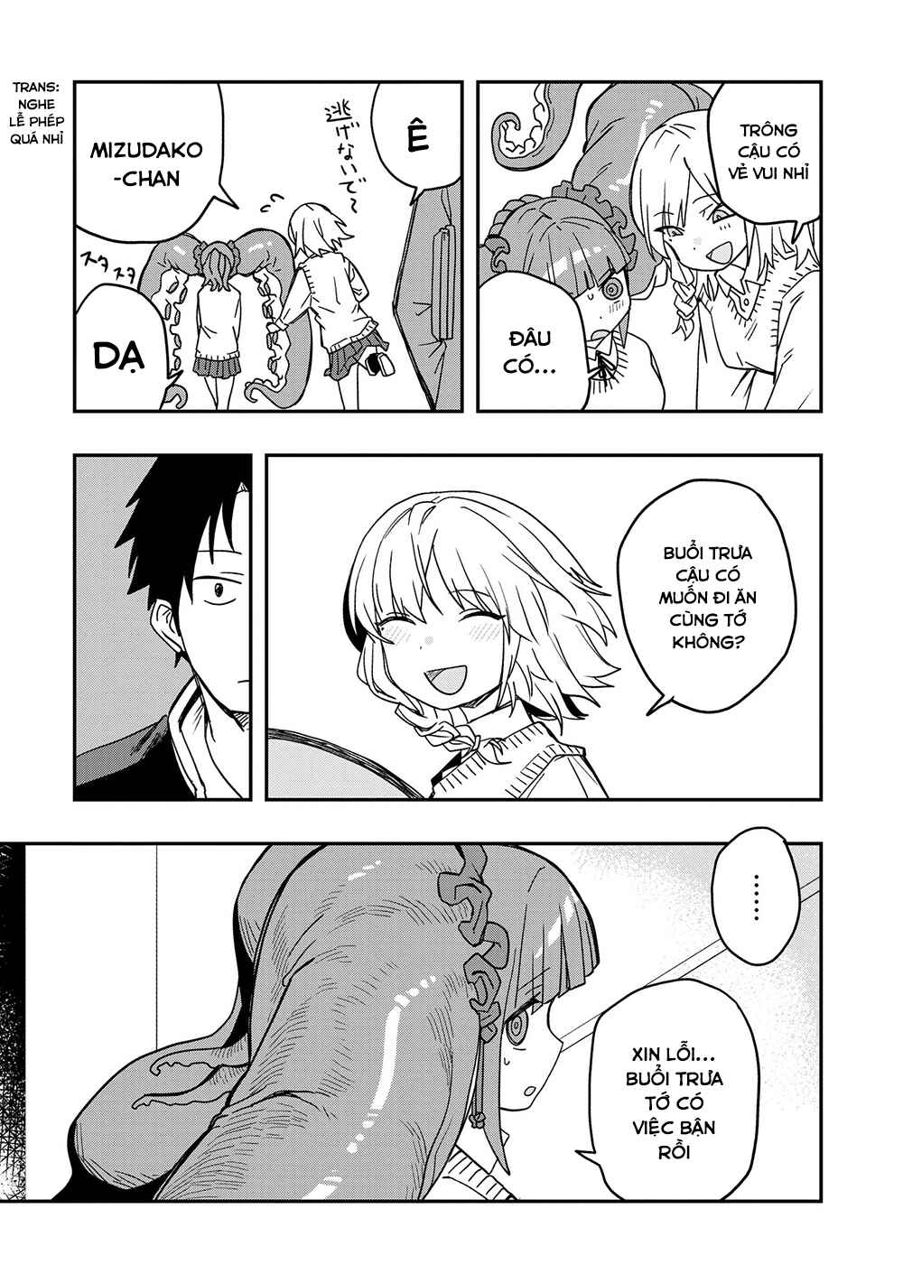 Mizudako-chan kara wa Nigerarenai! Chapter 3 - Page 15