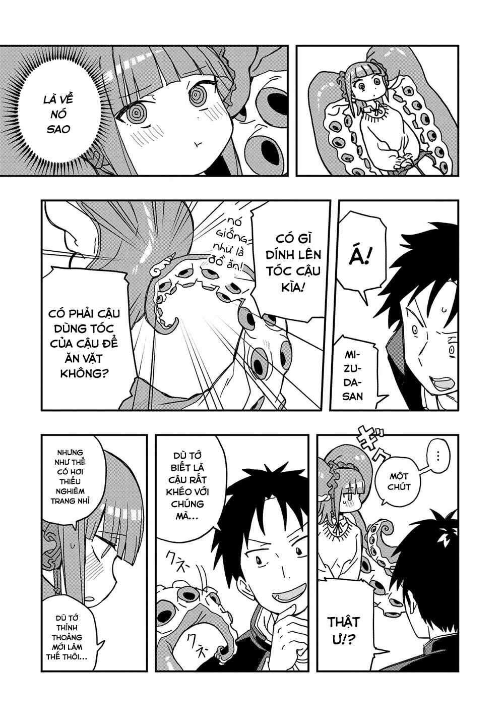 Mizudako-chan kara wa Nigerarenai! Chapter 3 - Page 7