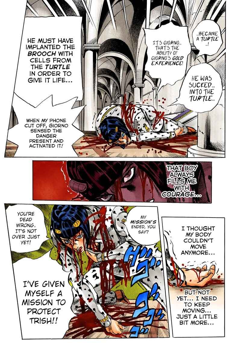 JoJo no Kimyou na Bouken: Part 5 - Ougon no Kaze Color-ban Chapter 81 - Page 21