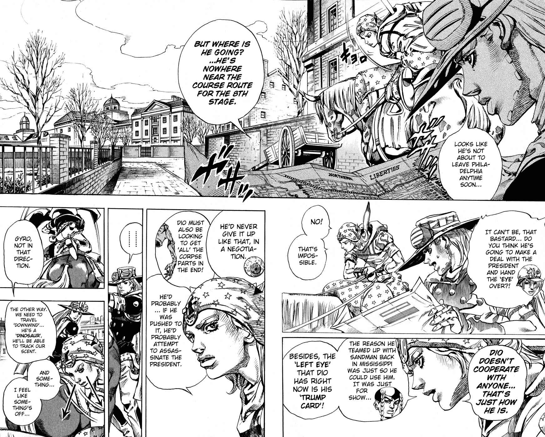 JoJo no Kimyou na Bouken: Part 7 - Steel Ball Run Chapter 64 - Page 11