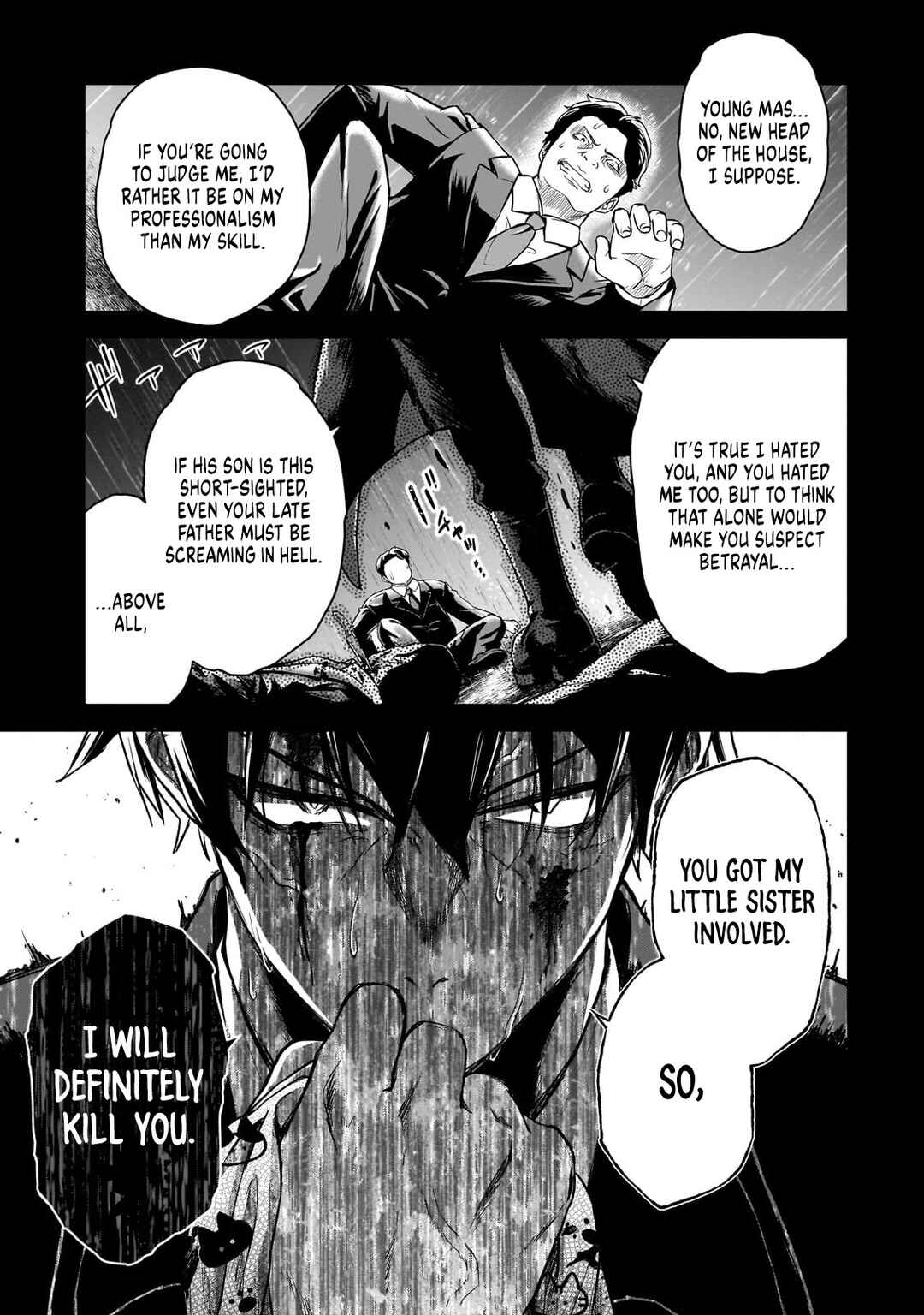 Hissatsu Reijou Liese ~Tensei Shita Saikyou no Koroshiya wa, Yami wo Matou Akuyaku Reijou to Naru~ Chapter 1 - Page 4