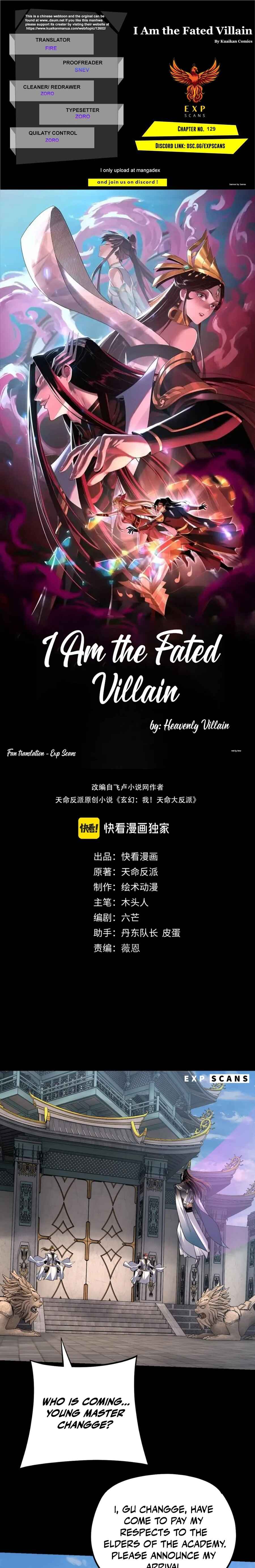 I Am the Fated Villain Chapter 129 - Page 1