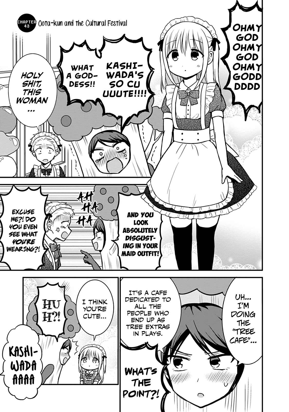 Kao ni Denai Kashiwada-san to Kao ni Deru Oota-kun Chapter 43 - Page 2