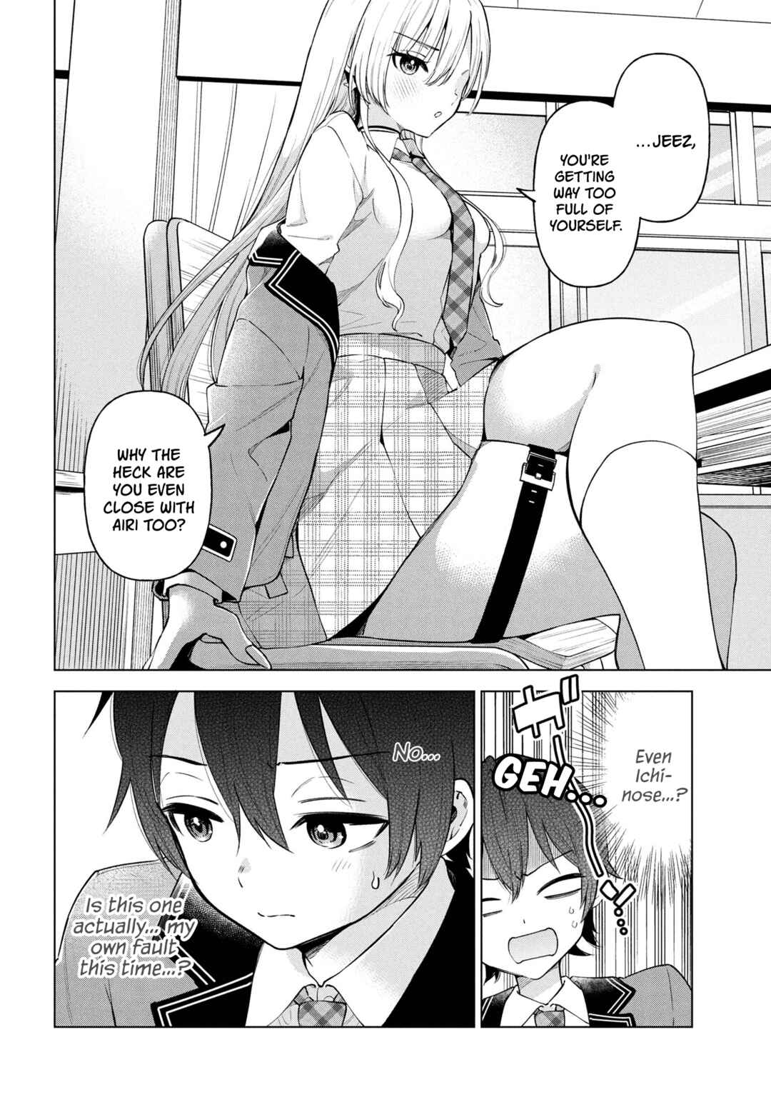 Inkya no Ore ga Sekigae de S-kyuu Bishoujo ni Kakomaretara Himitsu no Kankei ga Hajimatta. Chapter 4 - Page 30