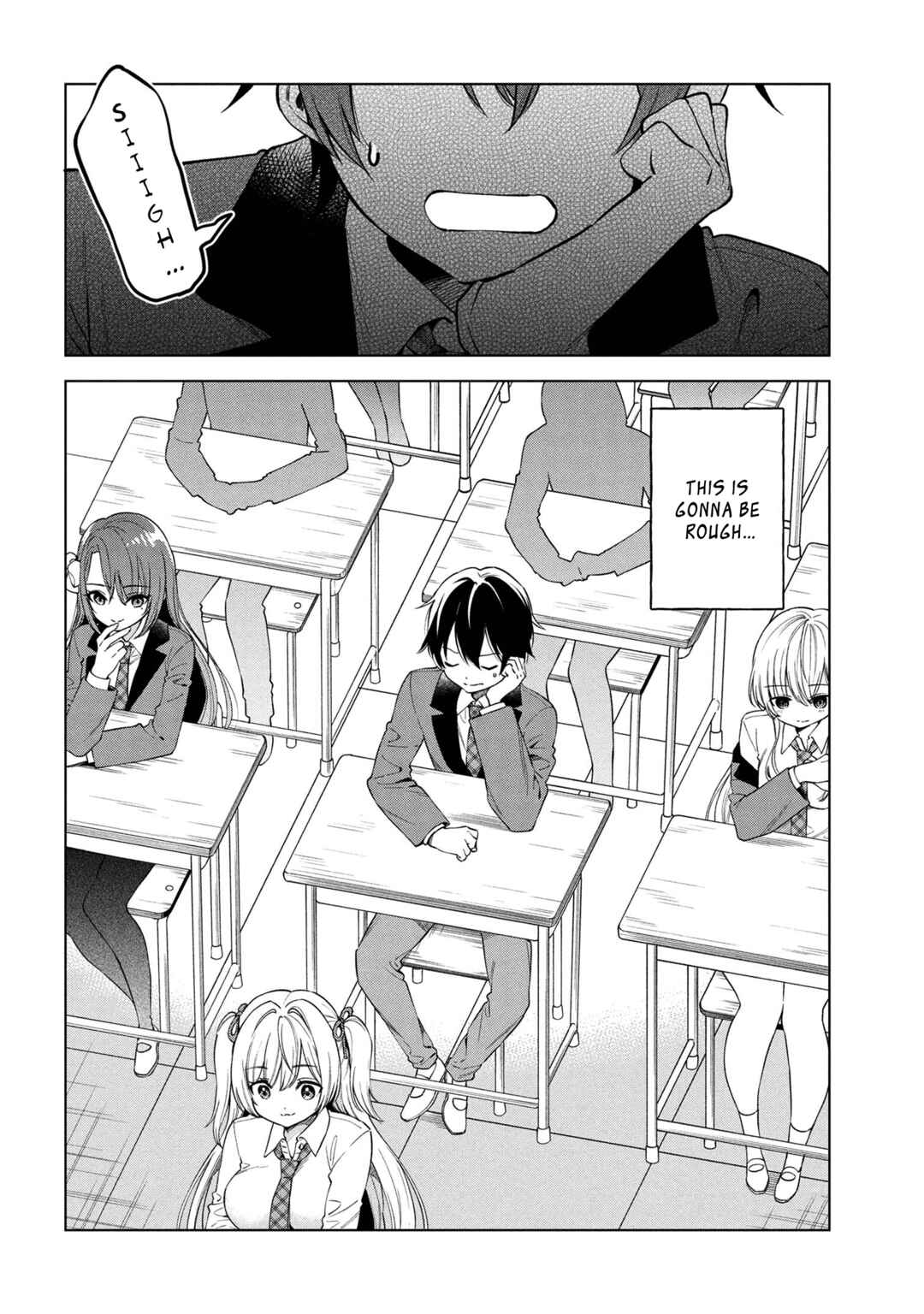 Inkya no Ore ga Sekigae de S-kyuu Bishoujo ni Kakomaretara Himitsu no Kankei ga Hajimatta. Chapter 4 - Page 32