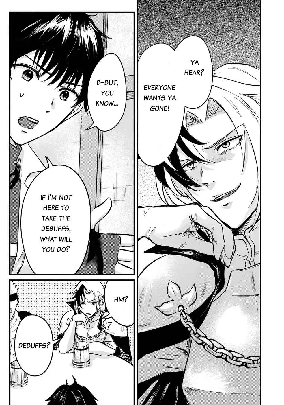 Sekai Saikyou no Debuff Ukeoinin ~Nakama no Debuff wo Katagawarishiteitara, Itsu no Aida ni ka Muteki no Nikutai ga Kanseishite Imashita~ Chapter 1 - Page 11