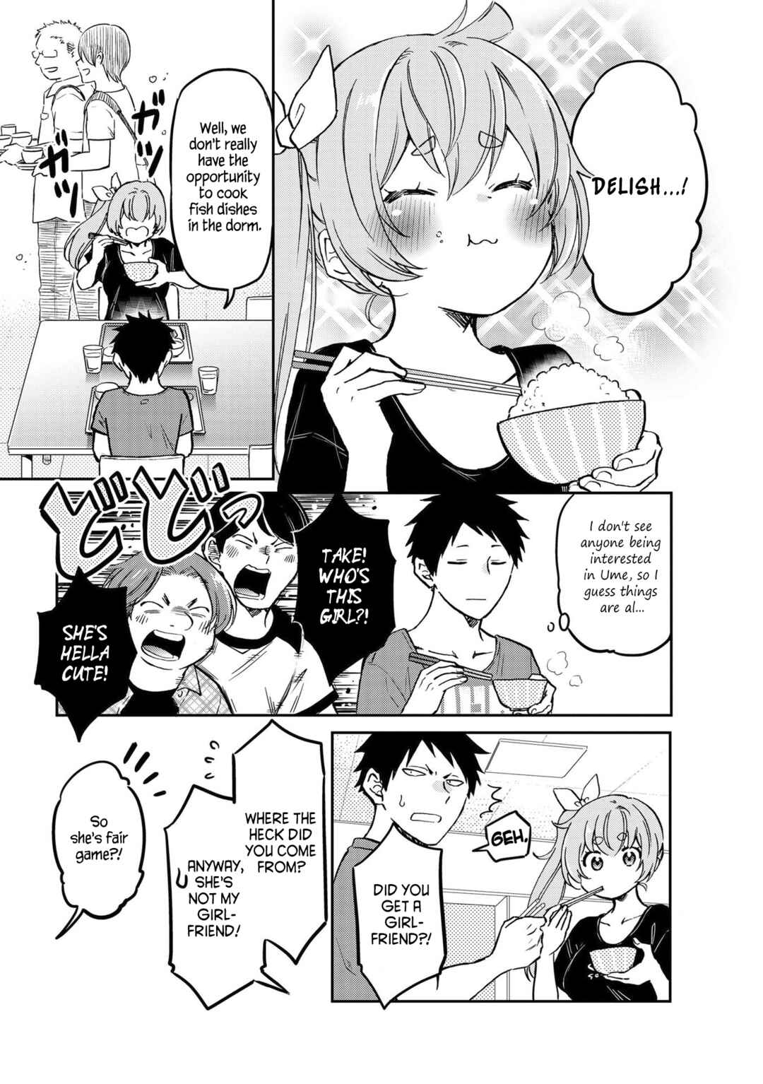Umenosuke-kun wa Danshiryou no Onnanoko Chapter 7 - Page 3
