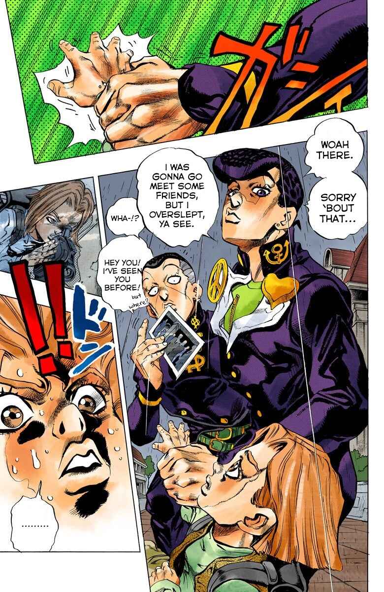 JoJo no Kimyou na Bouken: Part 4 - Diamond wa Kudakenai Color-ban Chapter 157 - Page 14