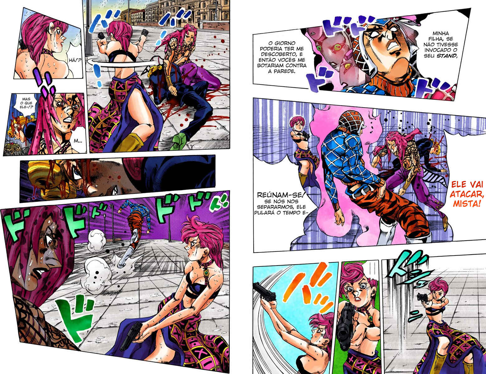 JoJo no Kimyou na Bouken: Part 5 - Ougon no Kaze Color-ban Chapter 143 - Page 3