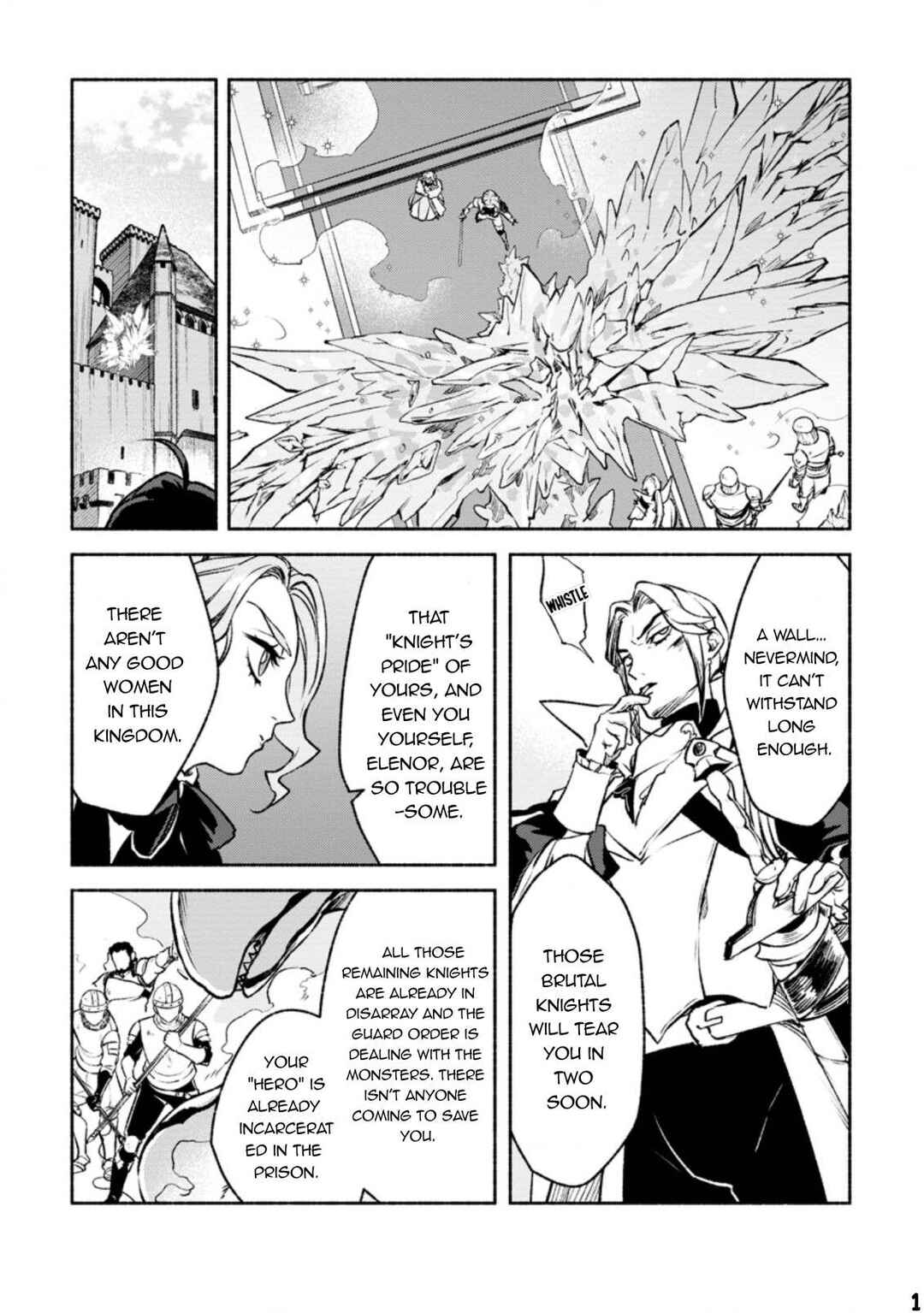 Sono Monban, Saikyou ni Tsuki: Tsuihou Sareta Bougyoryoku 9999 no Senshi, Outo no Monban to shite Musou Suru Chapter 19 - Page 12