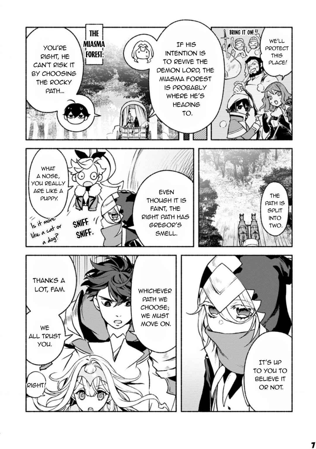 Sono Monban, Saikyou ni Tsuki: Tsuihou Sareta Bougyoryoku 9999 no Senshi, Outo no Monban to shite Musou Suru Chapter 19 - Page 27