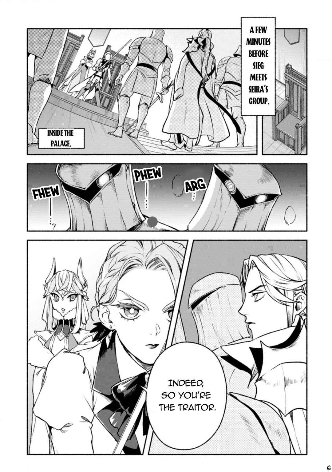 Sono Monban, Saikyou ni Tsuki: Tsuihou Sareta Bougyoryoku 9999 no Senshi, Outo no Monban to shite Musou Suru Chapter 19 - Page 7